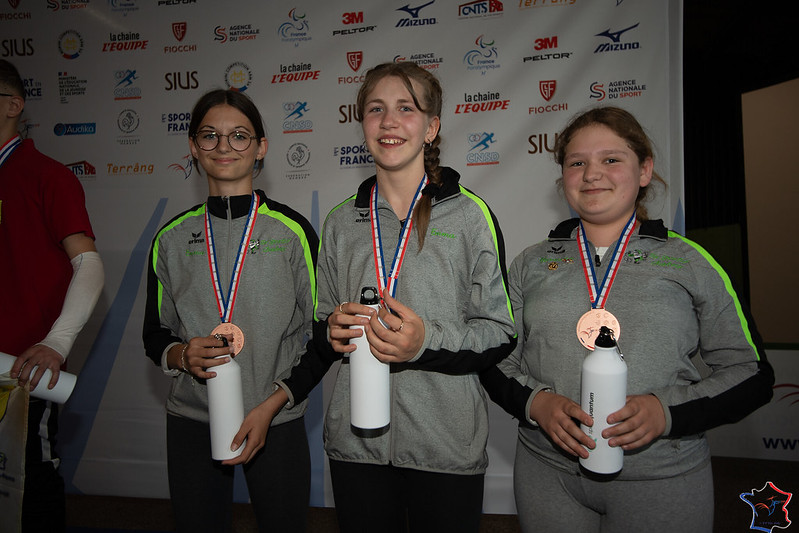 Championnat de France EDT 2022 - Une Médaille de Bronze par équipe au 3x20 pour Chabris