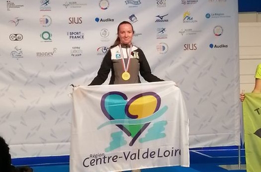 Estelle FAUCHON de l'A.C.S. Buzançais - Championne de France au Pistolet Vitesse 10 mètres