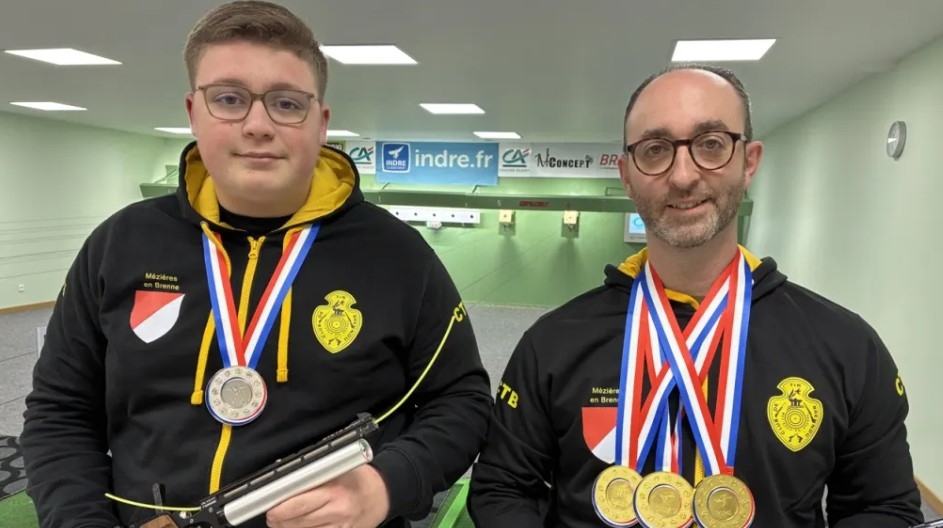 Dans la Nouvelle République : À Mézières-en-Brenne, deux tireurs d’or et d’argent